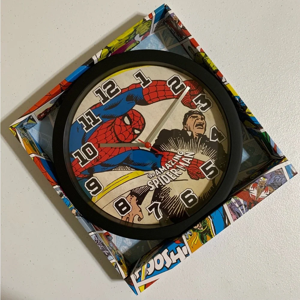 Marvel The Amazing Spider-Man Analog Wall Clock-NIB